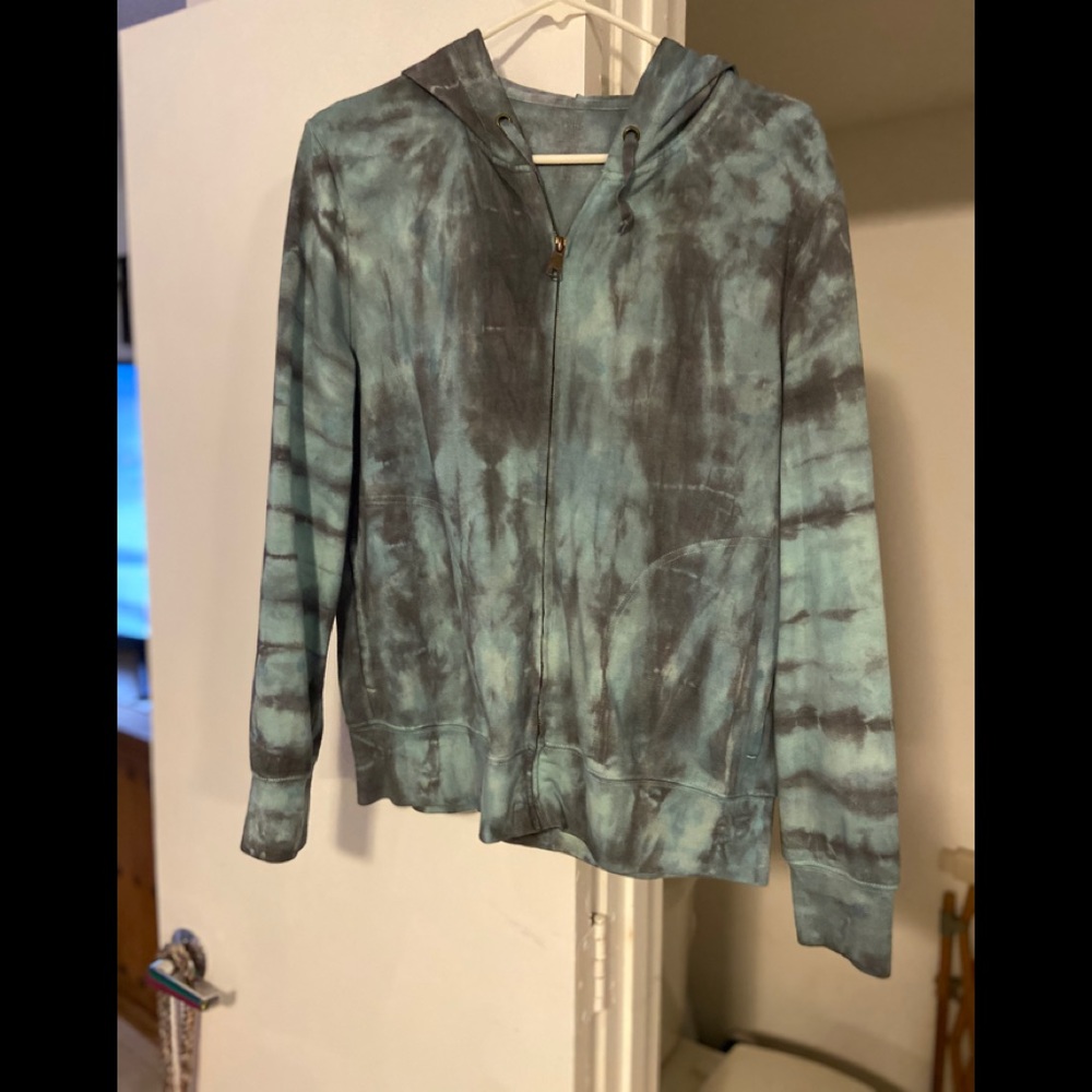 Tie-dye hoodie top XXL